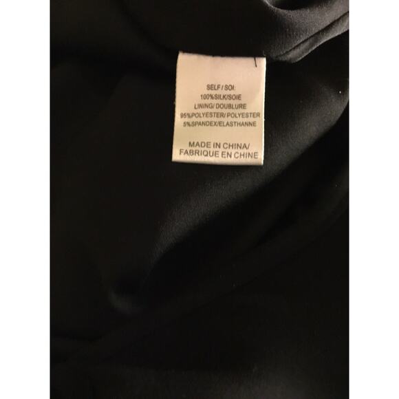 Haute Hippie black silk asymmetrical scoop neck Cami tank Top - Picture 3 of 5